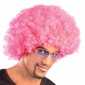 Wig Afro Pink/Green